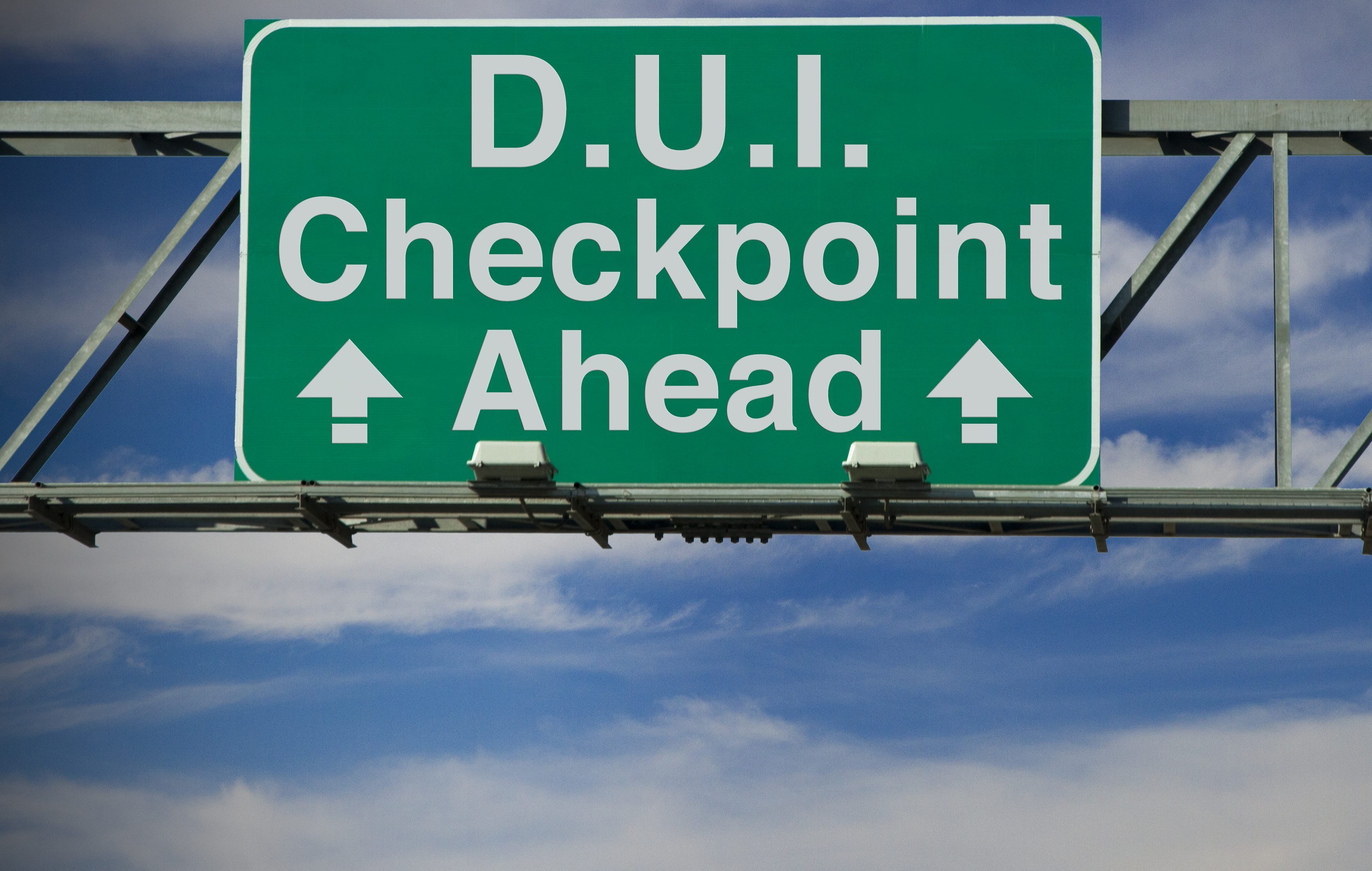 dui checkpoints for pot